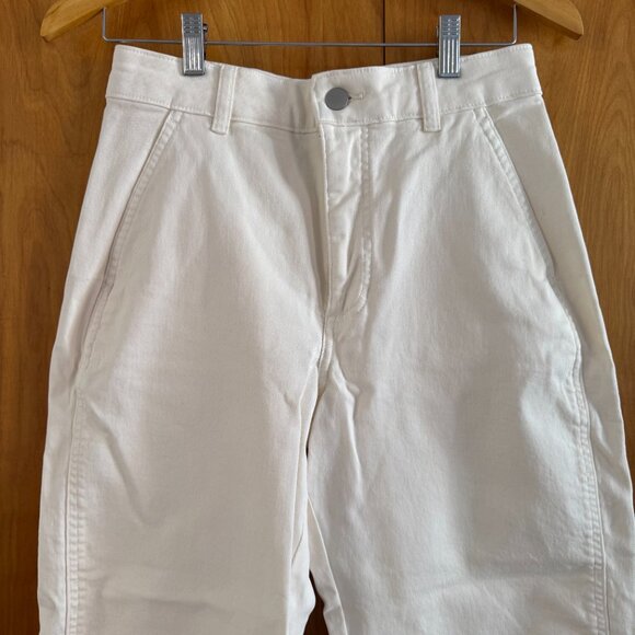 Everlane The Utility Barrel Pant Bone White - Picture 4 of 7